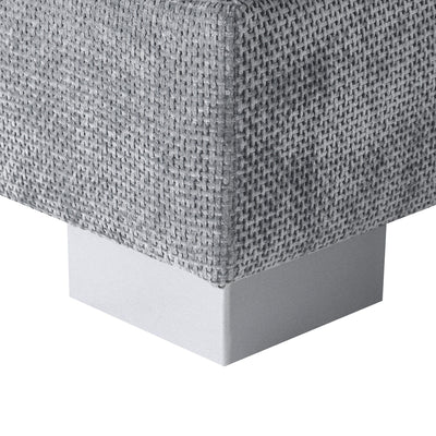 Cloud Sectional Sofa,L-Shaped Luxury Couch Set With 2 Free Pillows,4-Seat Chenille Indoor Furniture With Oversized Chaise