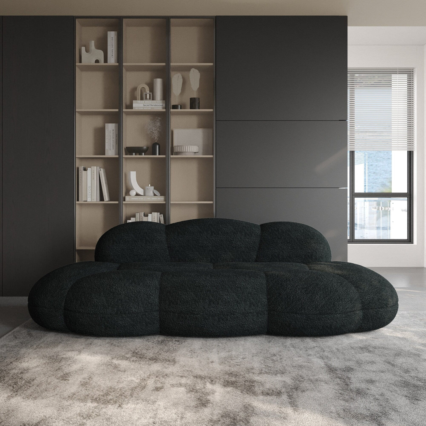 Cloud Shaped Couches for Living Room, Modern Comfy Compressed Sofa, Cloud Shaped Leisure Sofa for Bedroom, Apartment