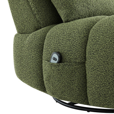 Cole Power Recliner Chair Swivel Glider with Lumbar Support