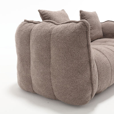 Comfortable square recliner sofa
