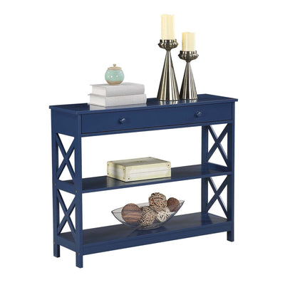 Convenience Concepts Oxford 1 Drawer Console Table with Shelves
