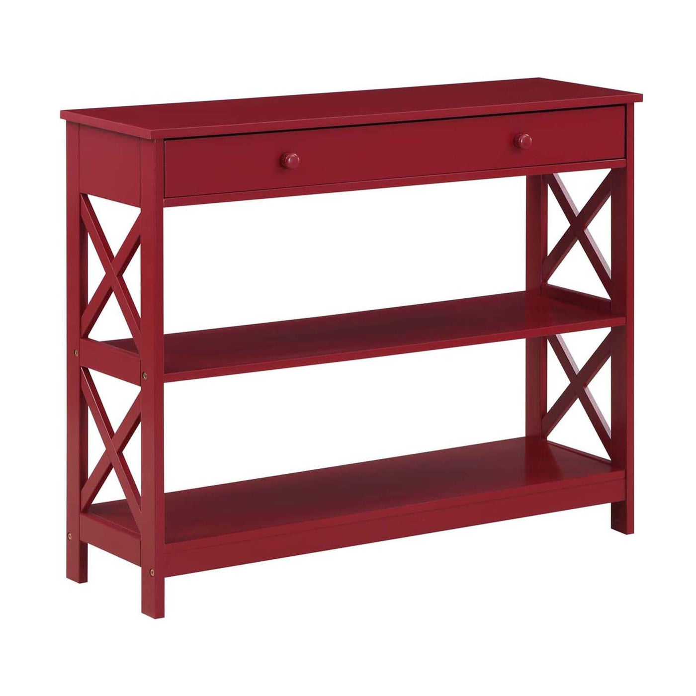 Convenience Concepts Oxford 1 Drawer Console Table with Shelves