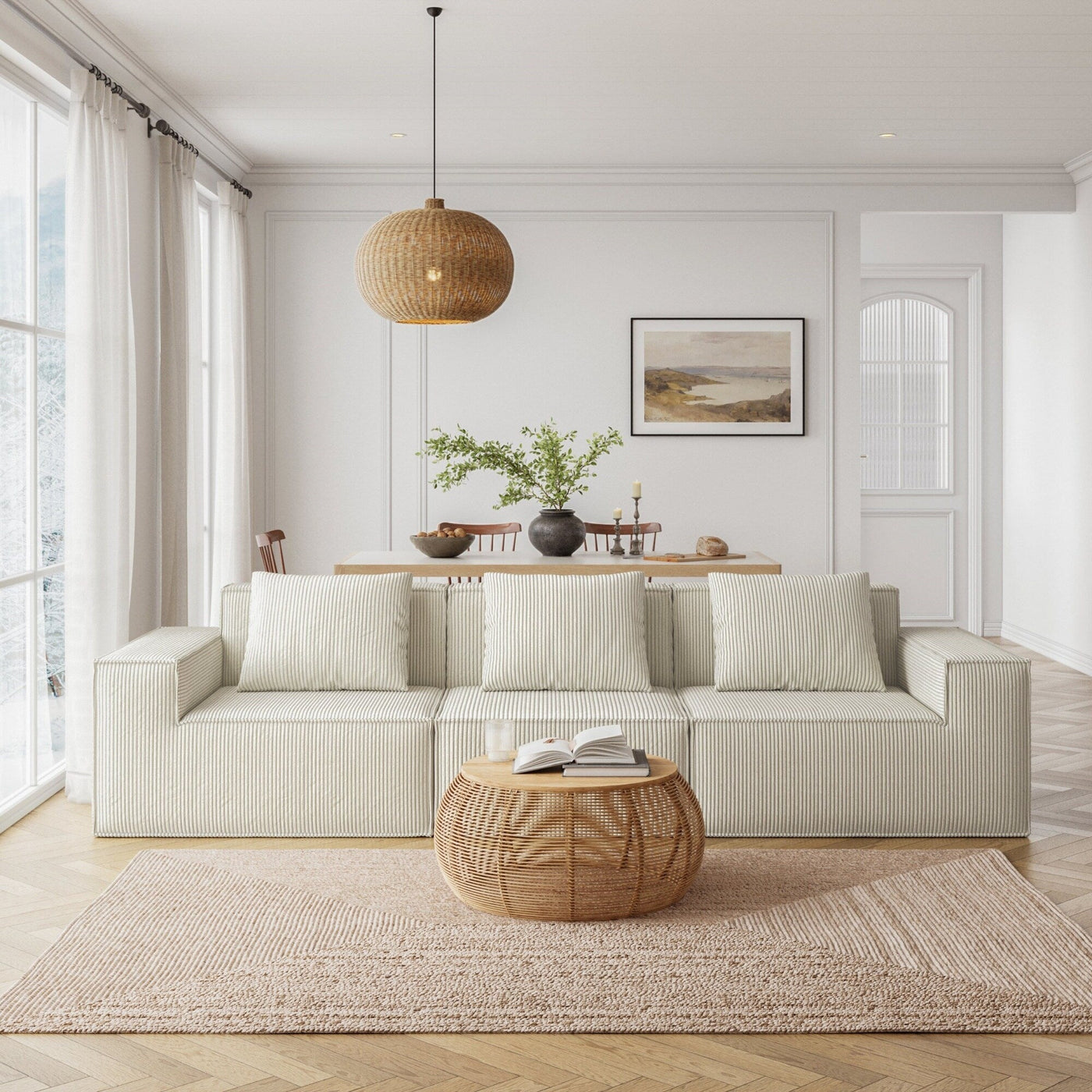 Convertible Tofu Block Sofa Floor Sofa Bed