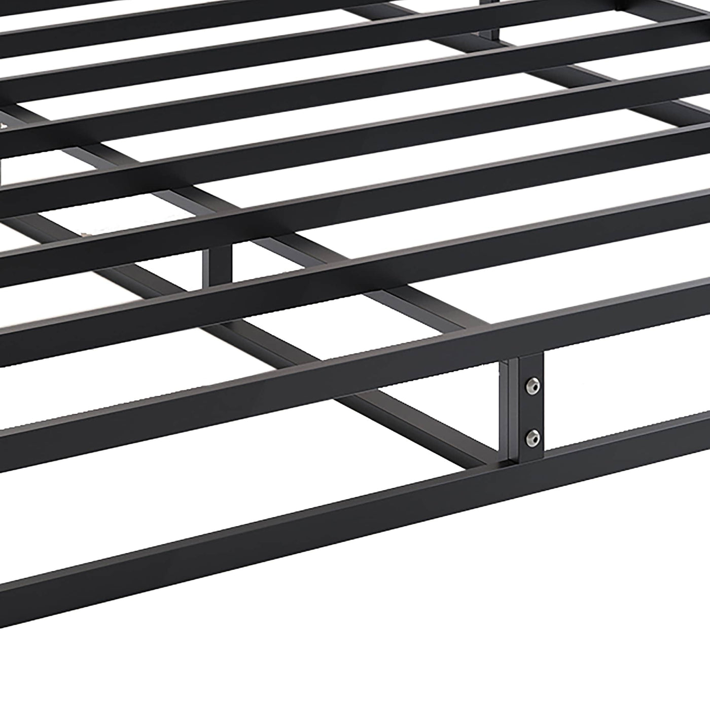 CraftPorch 5-Inch Metal Box Spring with Warm Grey Linen Cover