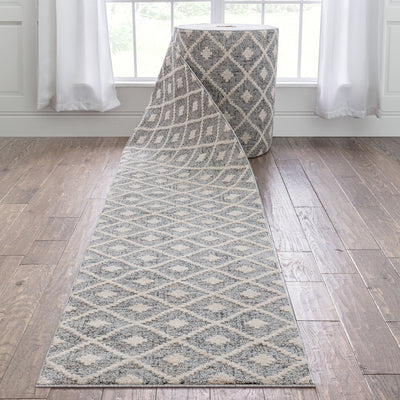 Custom Size Runner Harlow Trellis Modern Hallway Stair Rug