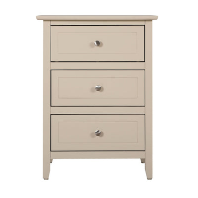 Daniel 3-drawer Transitional Wooden Nightstand