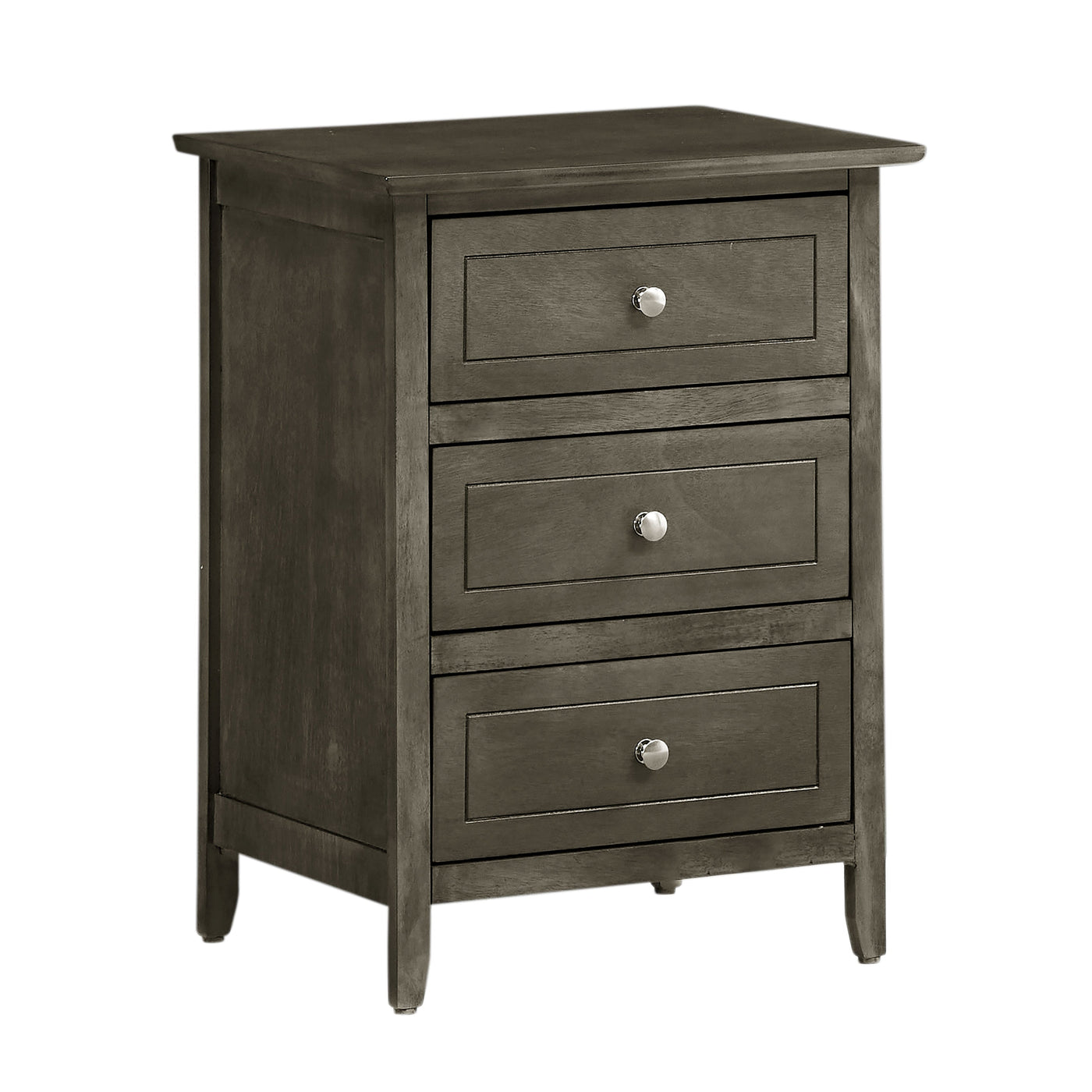 Daniel 3-drawer Transitional Wooden Nightstand