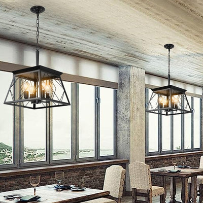 Dimmable 4-Light Farmhouse Chandeliers Light for Dining Room No Bulb