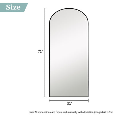 Dovelina Arched Full Length Floor Wall Mirror Standing Mirror