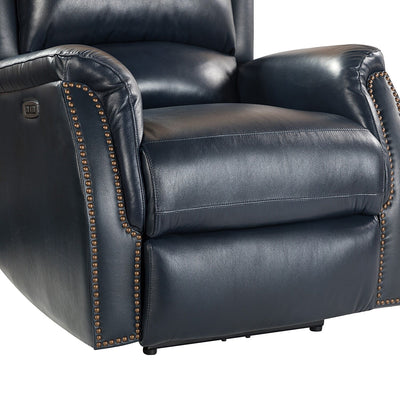 Eduardo Genuine Leather Power Recliner with USB Port Set of 2