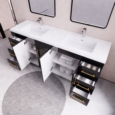 Eliza 72'' Freestanding Vanity with Double Sink