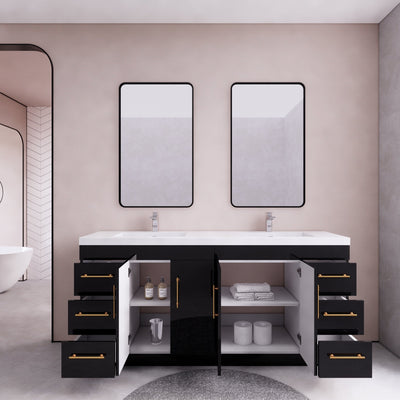Eliza 72'' Freestanding Vanity with Double Sink