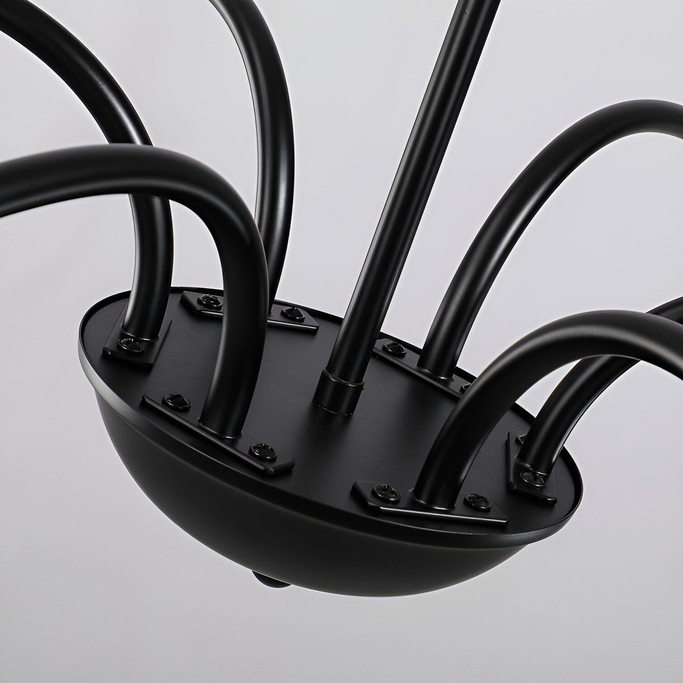 6-Light Classic French Minialist Chandelier with Candle-Style Lighting