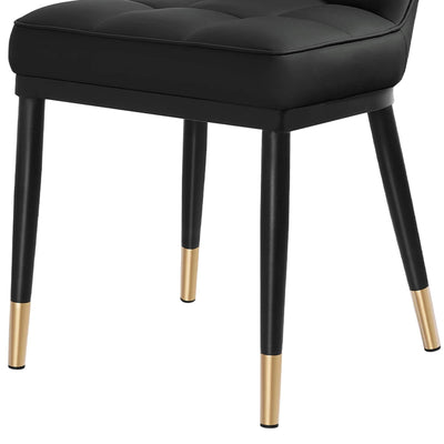 Faux Leather Upholstered Dining Chairs Set of 2/4