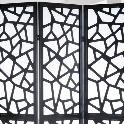 Roundhill Furniture Giyano 4-panel Screen Room Divider