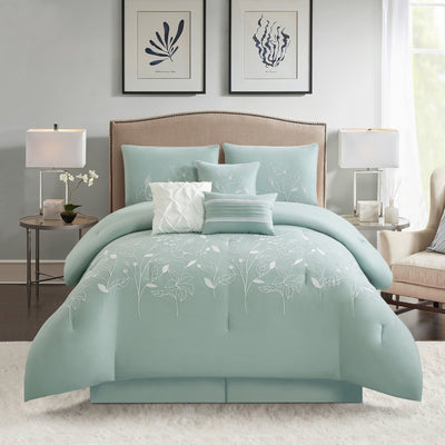 Nanshing Taylor 7 Piece Floral Botanical Comforter Set