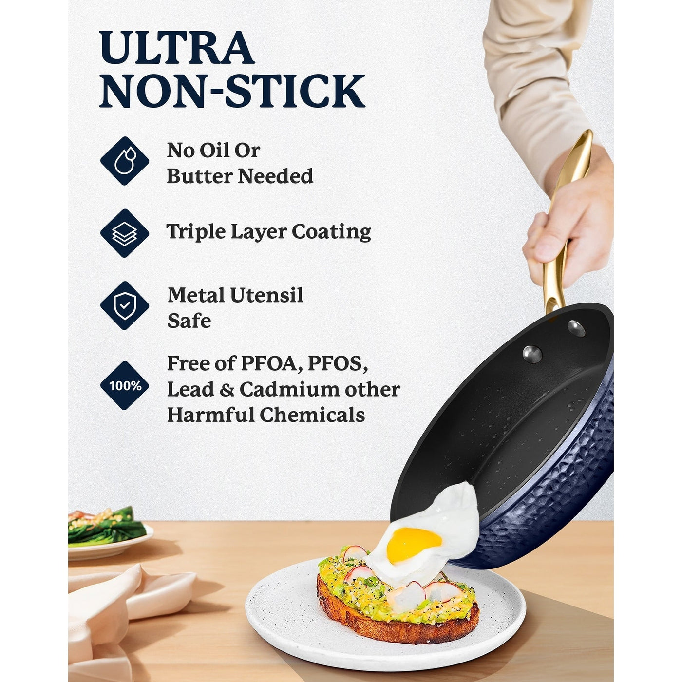 Granitestone Charleston Hammered 15 Piece Nonstick Cookware Set