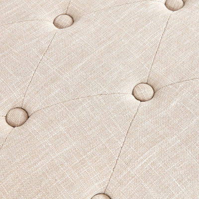 Entryway Shoe Bench Storage Bench Fabric Solid Wood, 43-inch Upholstered Bench for Living Room, Bedrooms