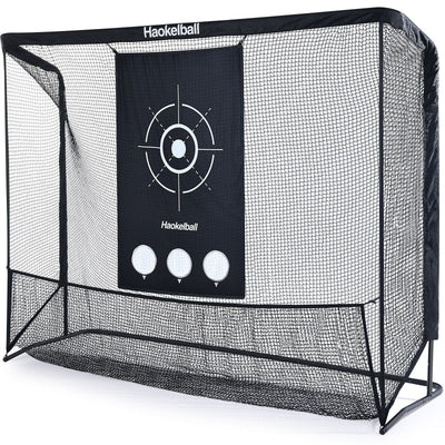 Haokelball Golf Net 10x7.5ft Golf Practice Net with Target Cloth Heavy Duty Golf Hitting Net
