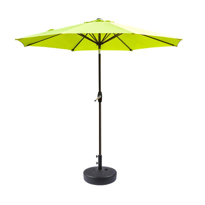 Holme 9-foot Patio Umbrella and Base Stand