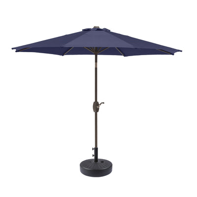 Holme 9-foot Patio Umbrella and Base Stand