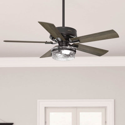 Hunter 52 Canyon Ridge Indoor / Outdoor Ceiling Fan LED Light, Handheld Remote - Farmhouse, Rustic, Industrial