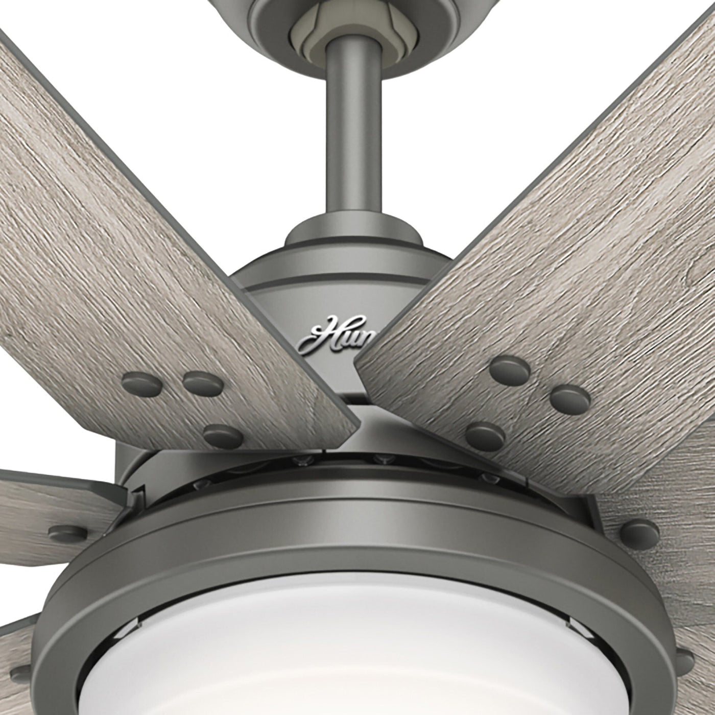 Hunter WiFi Whittington Ceiling Fan with LED Light, Handheld Remote - Windmill - Industrial, Farmhouse, Rustic - SMART FAN!