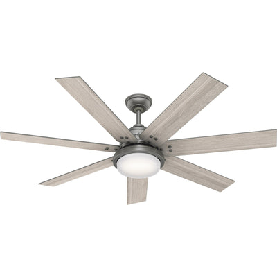 Hunter WiFi Whittington Ceiling Fan with LED Light, Handheld Remote - Windmill - Industrial, Farmhouse, Rustic - SMART FAN!