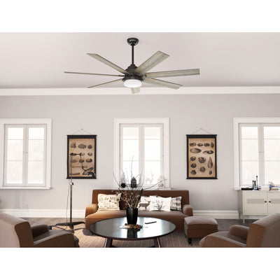 Hunter WiFi Whittington Ceiling Fan with LED Light, Handheld Remote - Windmill - Industrial, Farmhouse, Rustic - SMART FAN!