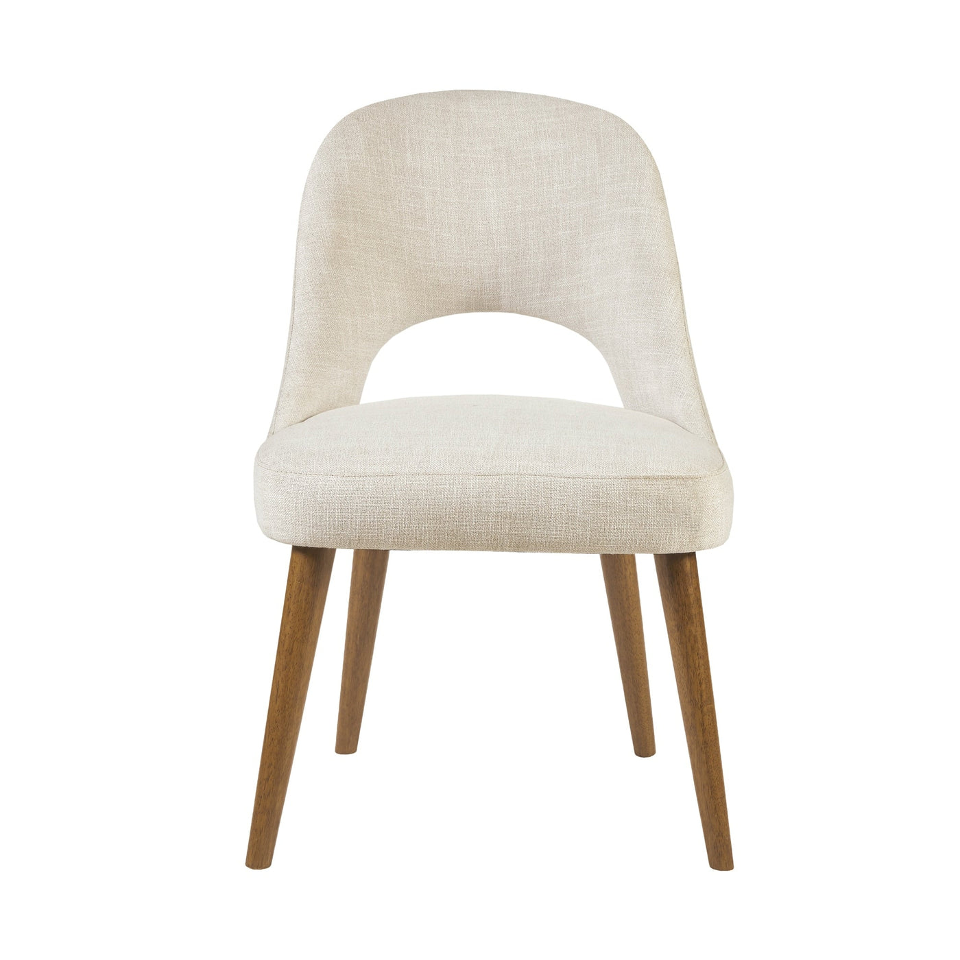 INK IVY Nola Upholstered Dining Side Chairs with Cutout Back design (Set of 2)