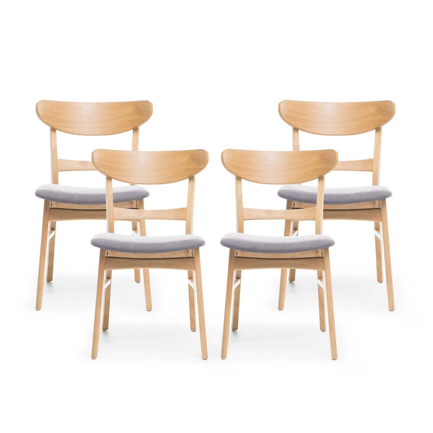 Idalia Mid-century Modern Dining Chairs (Set of 4) by Christopher Knight Home