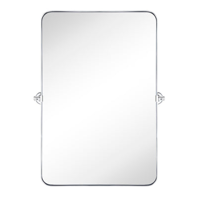 TEHOME Jonathan Rectangle Pivot Tilt Metal Wall Mirror