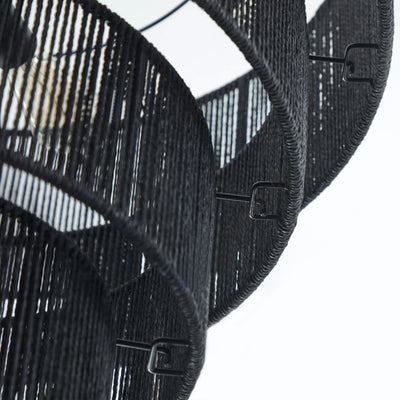 KAWOTI Width 26 5-Light 4-Tiered Bohemian Pendant Light