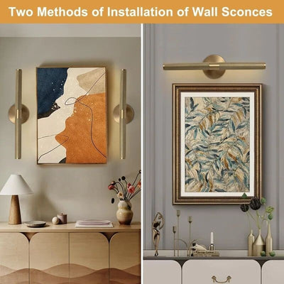 KAYLA Modern Wall Sconces, Brass Wall Mounted Lights, Bathroom Wall Picture Light for Living Room, Indoor Sconce Lighting - N/A