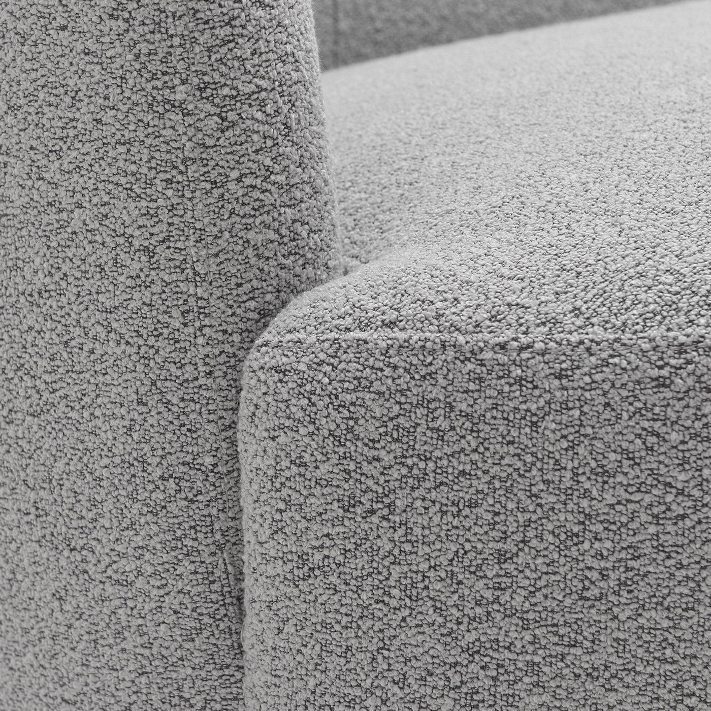 KINWELL Boucle Upholstered 2-Seats Loveseat with Pillows