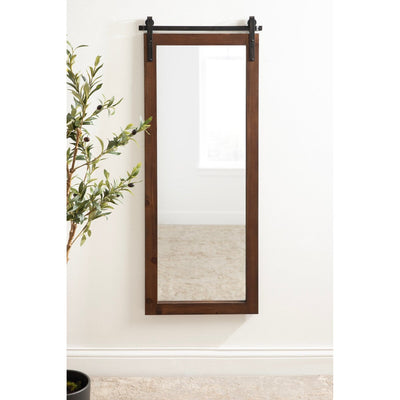 Kate and Laurel Cates Rustic Rectangular Wall Mirror