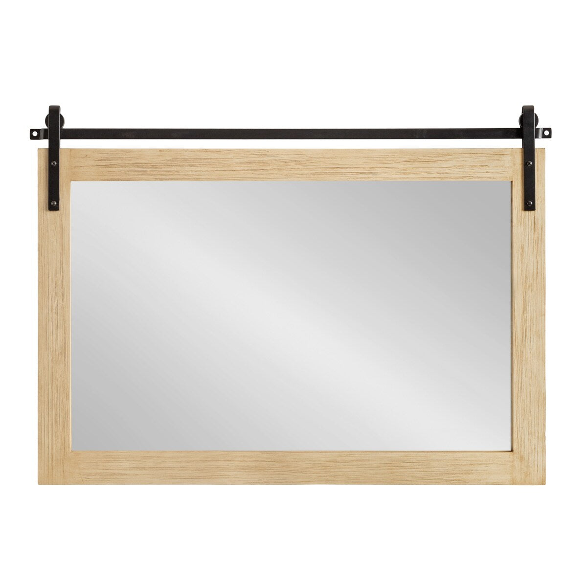 Kate and Laurel Cates Rustic Rectangular Wall Mirror