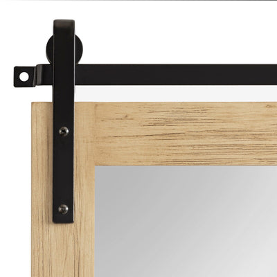 Kate and Laurel Cates Rustic Rectangular Wall Mirror