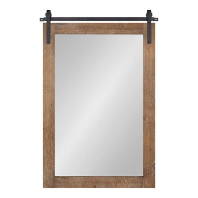 Kate and Laurel Cates Rustic Rectangular Wall Mirror