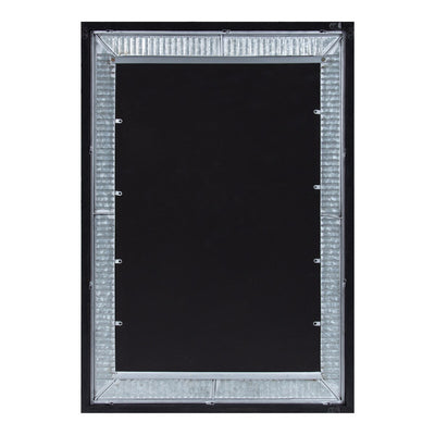 Kate and Laurel Deely Wood and Metal Wall Mirror