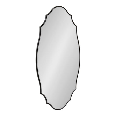 Kate and Laurel Leanna Scalloped Oval Wall Mirror