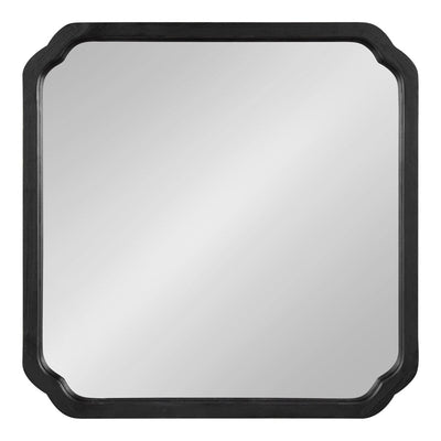 Kate and Laurel Marston Square Wood Wall Mirror