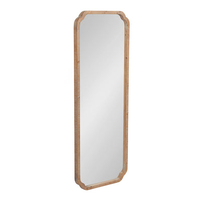 Kate and Laurel Marston Square Wood Wall Mirror