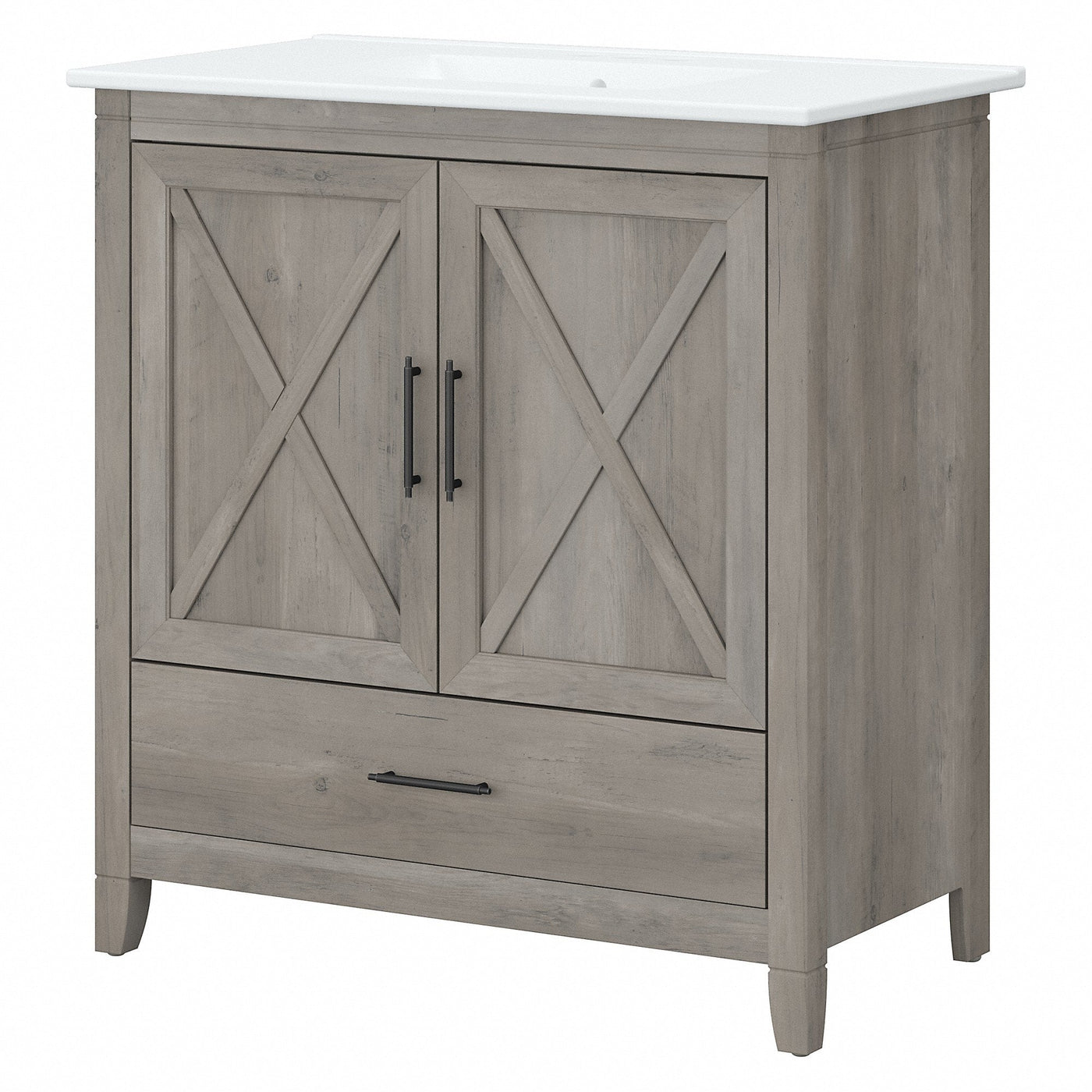 Key West 32W Bathroom Vanity with Sink by Bush Furniture