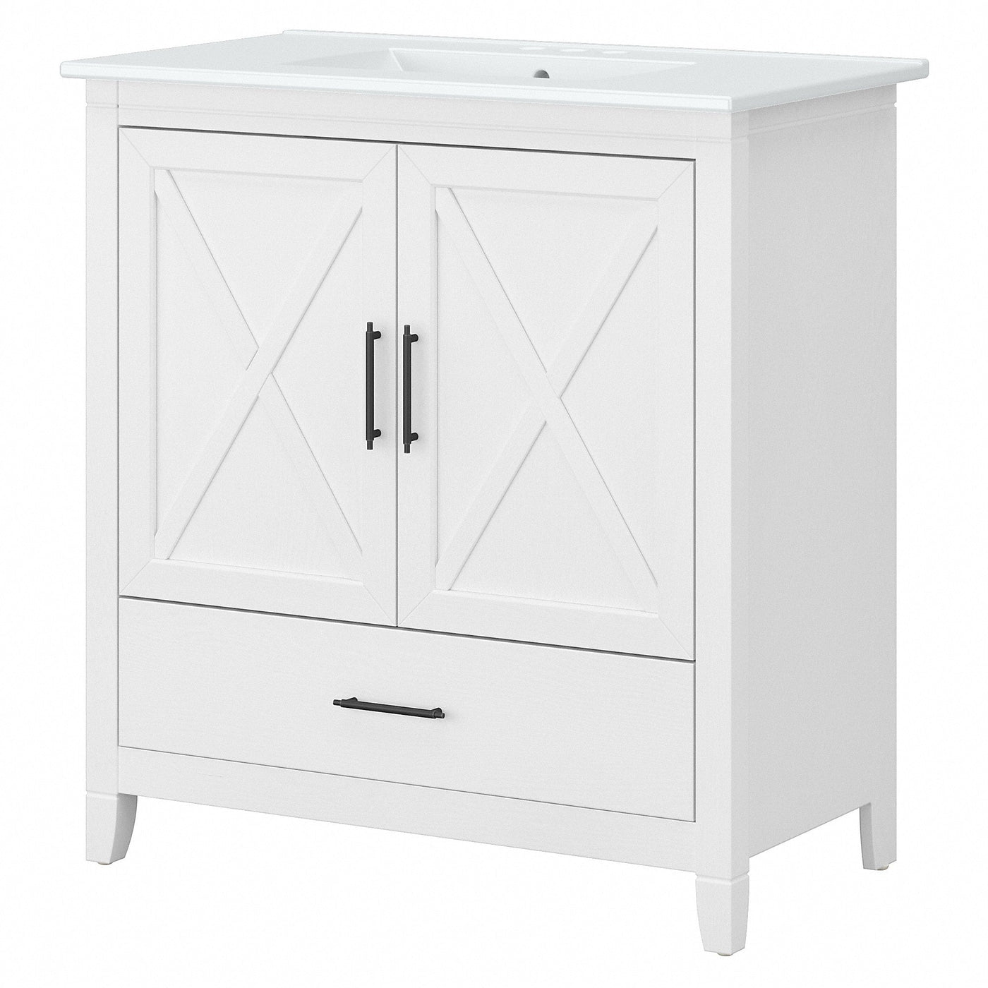 Key West 32W Bathroom Vanity with Sink by Bush Furniture