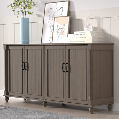 Kitchen Sideboard Coffee Bar Cabinet Accent Storage Cabinet