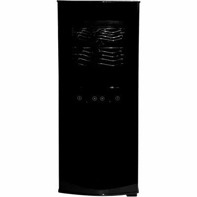 Koblenz 12-Bottle Wine Cooler Free Standing Dual Zone Wine Fridge and Chiller - Black