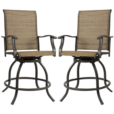 Kozyard Isabella High Swivel Bar Stools/Chair Set