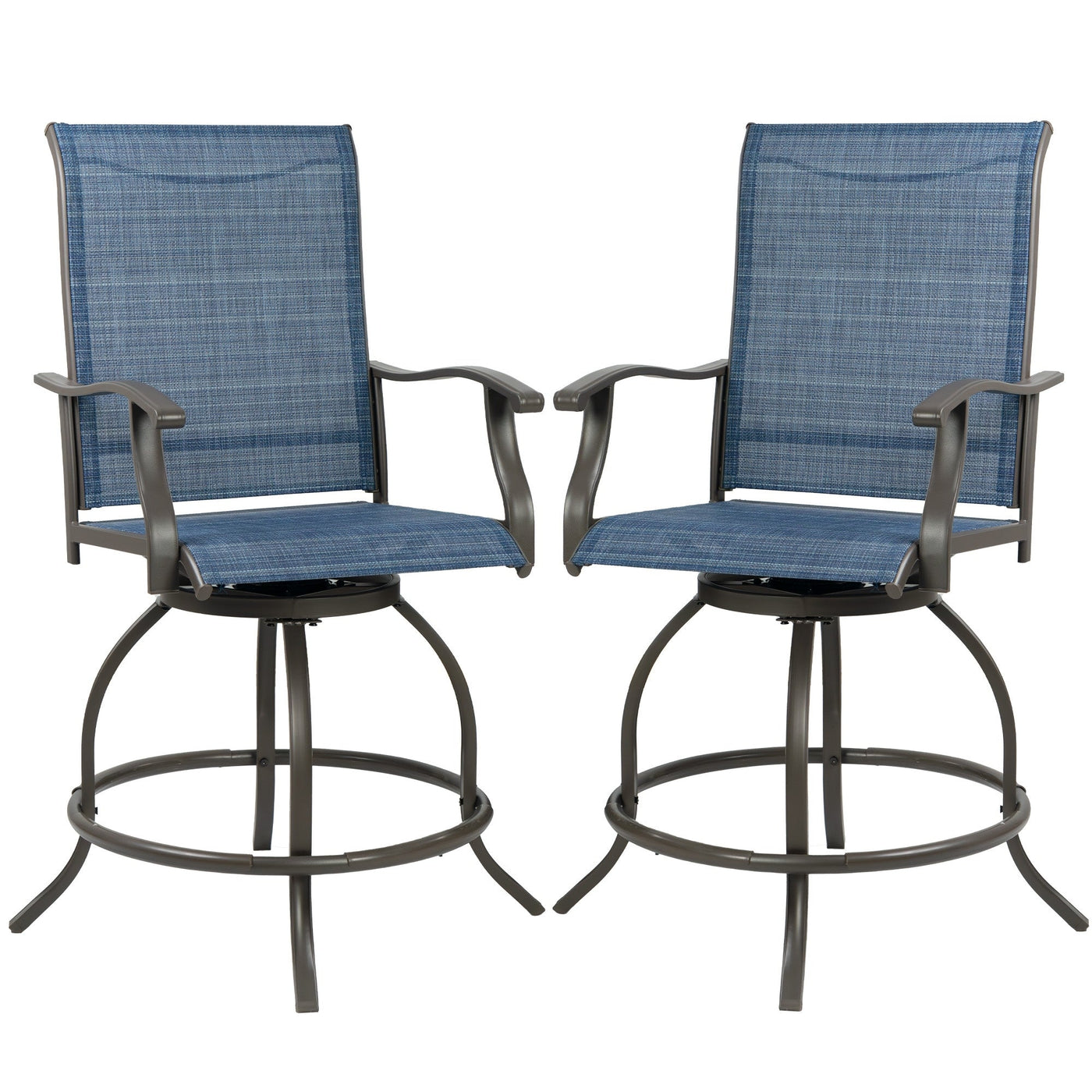 Kozyard Isabella High Swivel Bar Stools/Chair Set