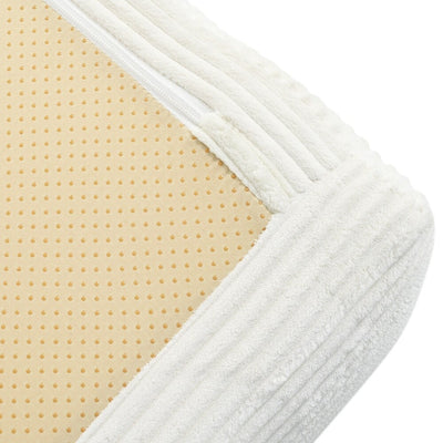 L-Shaped Modular Sofa Bed in Corduroy Fabric